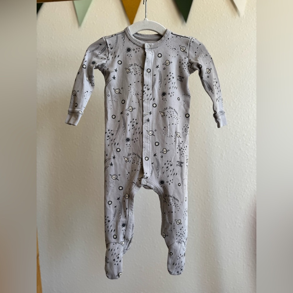 HART + LAND | Gray Starry Kids One Piece